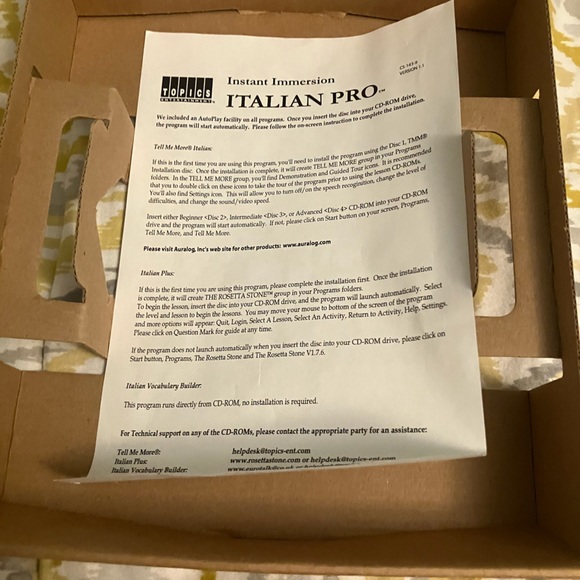 Instant Immersion Italian Pro Suite 7 CD Platinum Edition #1 language learning - Picture 3 of 15